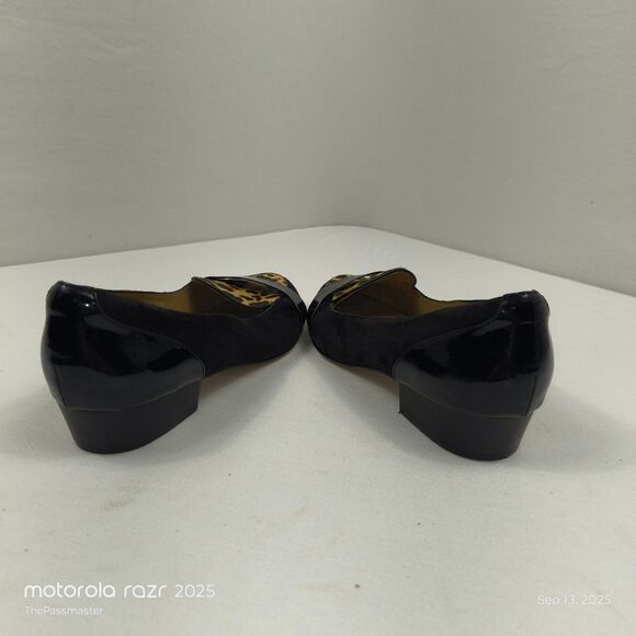 Women's ISOLA Pumps Leopard Print Slip-On Heels US Size 8.5 - Picture 12 of 13